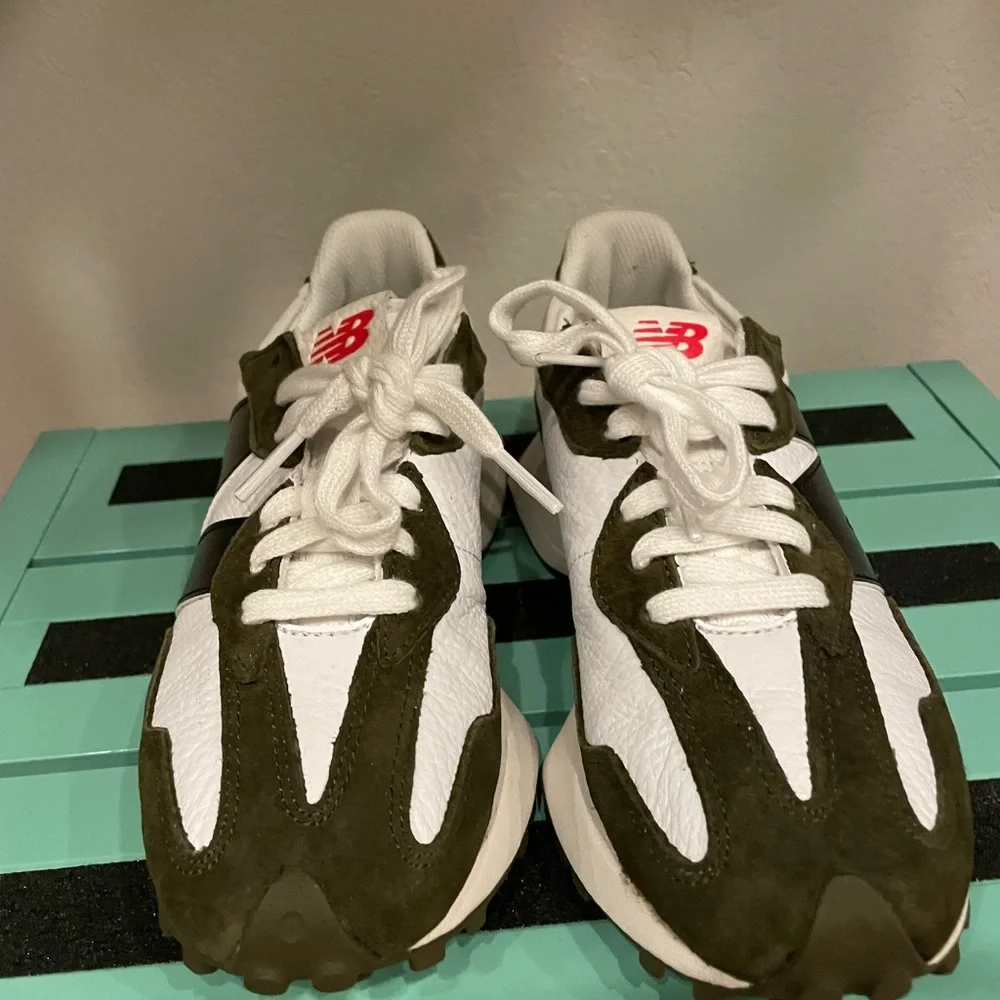 NWOT New Balance & Calia White Tortise 327 sneakers - Picture 5 of 7